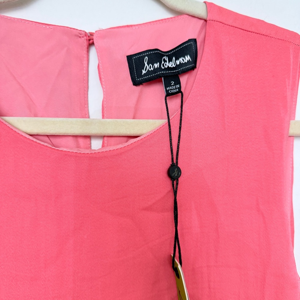 Sam Edelman Solid-hued Tiered Dress - Picture 4 of 5